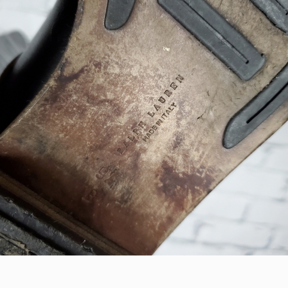 Ralph Lauren Black Label Brown Leather Riding Boots - Picture 9 of 9